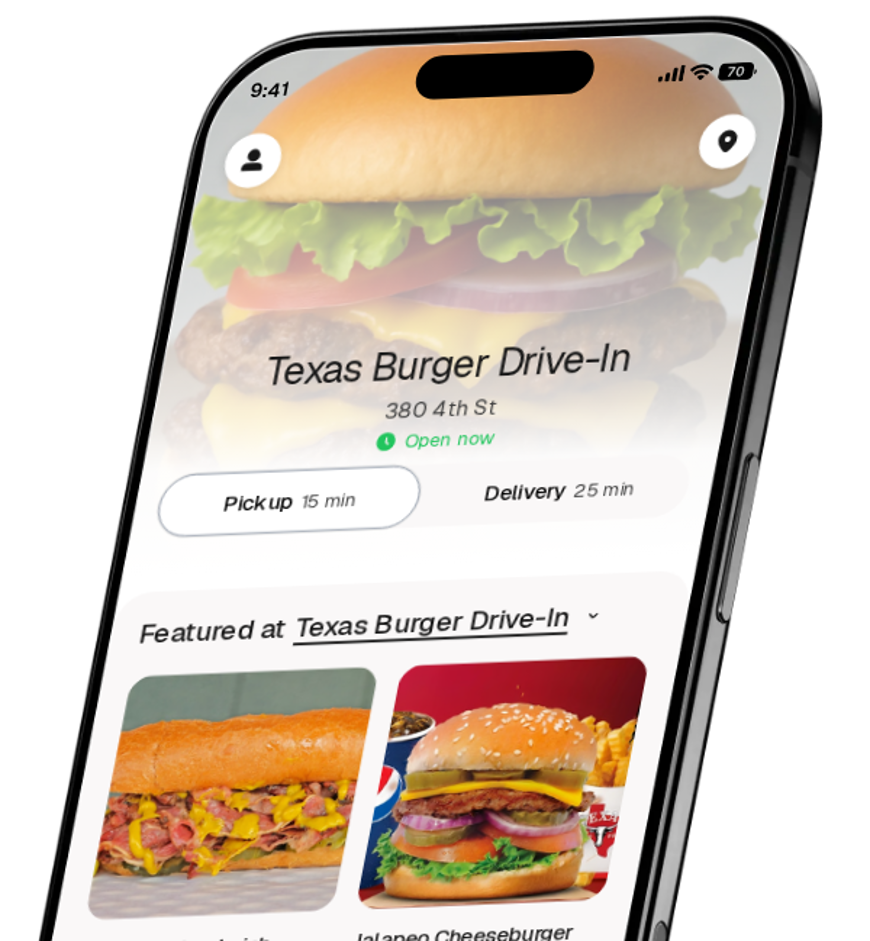 Texas Burger Drive-In app preview