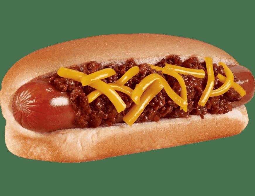 Chili Cheese Dog.