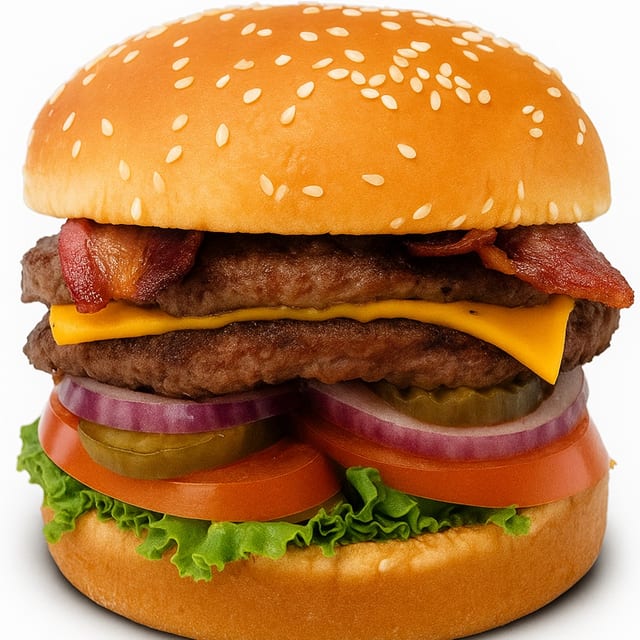 Double Texas Bacon Cheeseburger.