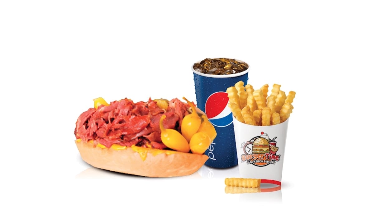 Pastrami Sandwich Combo.