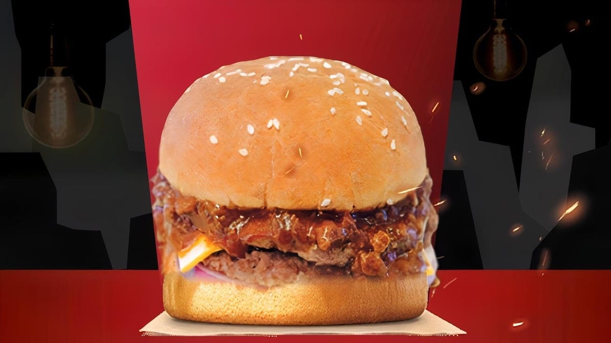 Double Chili Cheeseburger.