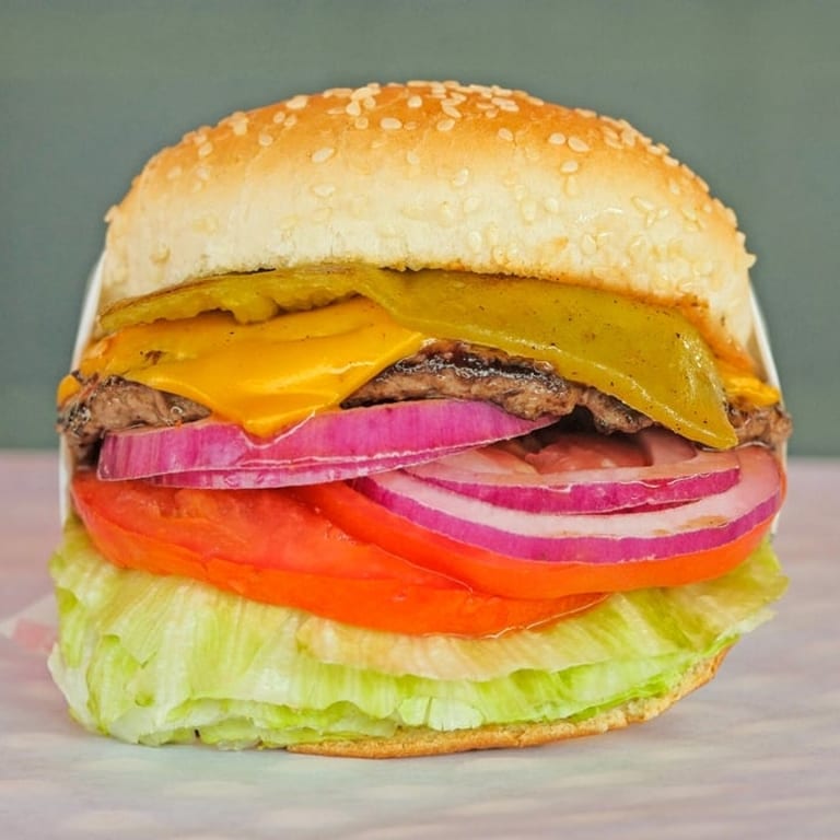 Indulge in Our Cheeseburger