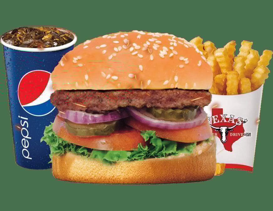 Deluxe Burger Combo.