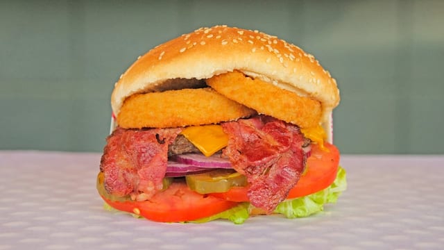 1/4 Lb Western Cheeseburger.