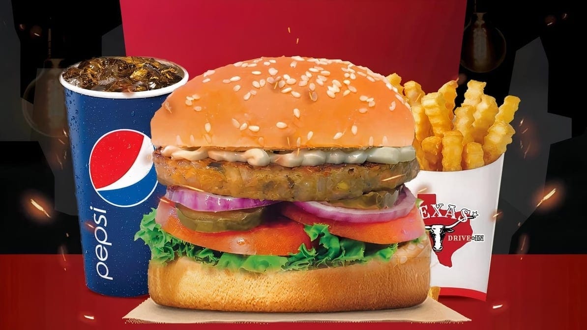 Veggie Burger Combo.