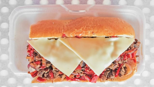 Philly Cheese Sandwich.