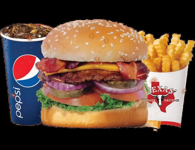 Texas Bacon Cheeseburger Combo.