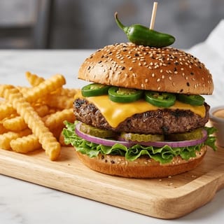 Jalapeño Cheeseburger