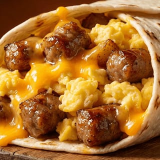 Breakfast Burrito - Ham