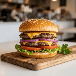 Double Texas Cheeseburger