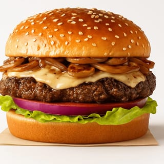 Mushroom Burger Combo