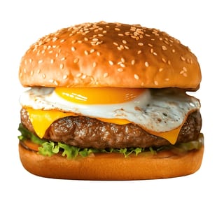 Egg Burger Combo