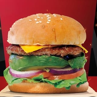Avocado Cheeseburger Combo